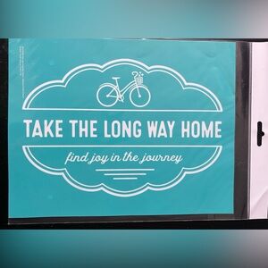* TAKE THE LONG WAY HOME ~ Chalk Couture reusable transfer stencil - 8.5x11